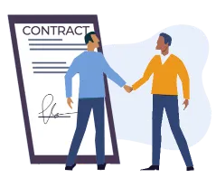 virtual office in warsaw contract by email